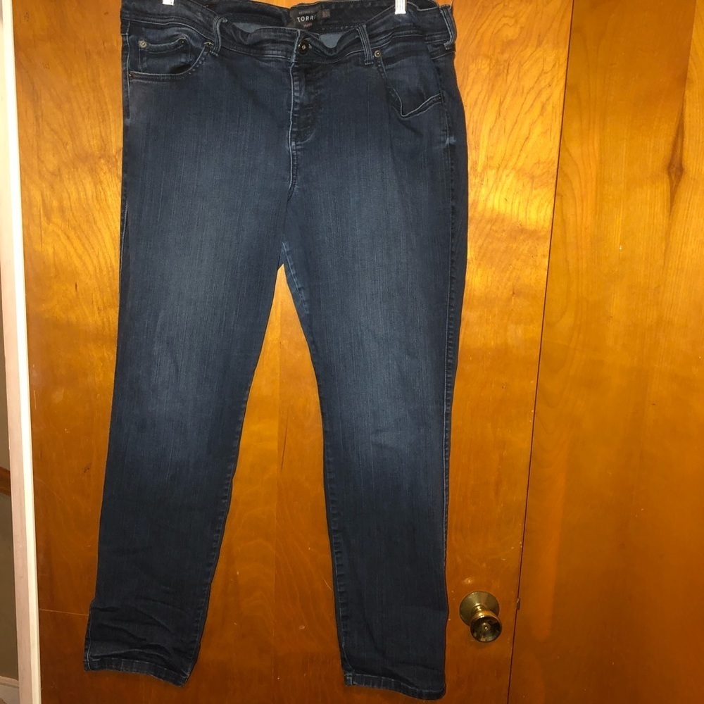 Torrid luxe skinny jeans denim plus size 20